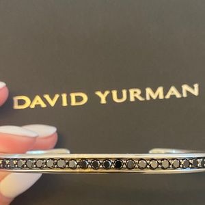 Mens David Yurman Black Diamond Cuff